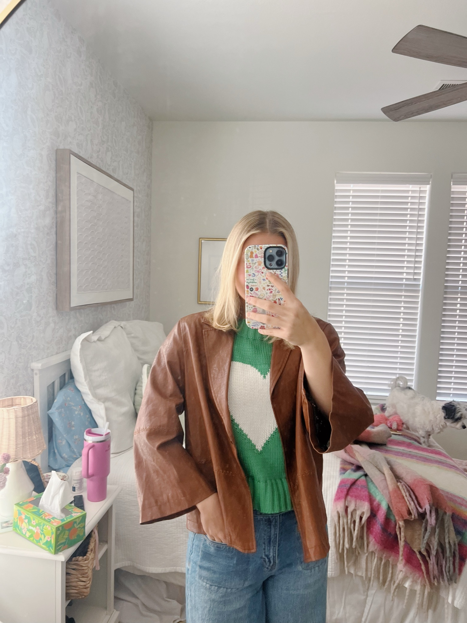 Amazon fall sweater! Size small. This is an Anthropologie sweater dupe. At first I was skeptical because the heart is not the same since on each side, but it is identical to the Anthropologie heart sweatshirt. 

#LTKMostLoved #LTKSeasonal #LTKFindsUnder50