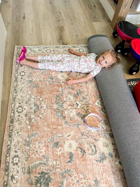 Vivian’s new rug for her room! The softest rug I’ve ever felt!