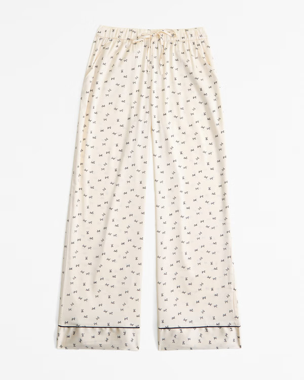 Women's Satin Sleep Pant | Women's Intimates & Sleepwear | Abercrombie.com | Abercrombie & Fitch (US)