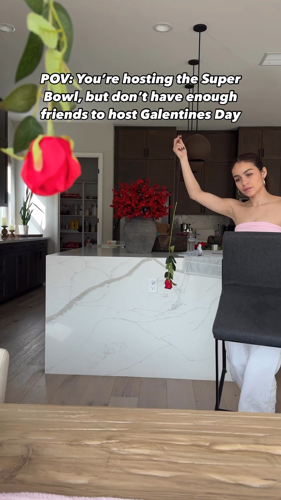 Valentine’s Day decor, got them all on Amazon. I used a hot glue gun to secure the fishing line on the roses and then just hung on my chandelier 

#LTKStyleTip #LTKSeasonal #LTKHome