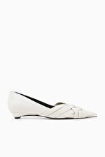 CROSSOVER BALLET FLATS - IVORY - COS | COS UK