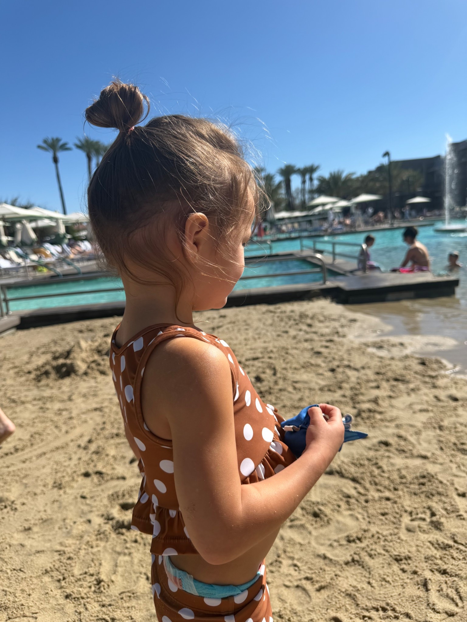 The cutest little polka dot swimsuit🤎

#LTKmomlife #LTKKids #LTKSeasonal