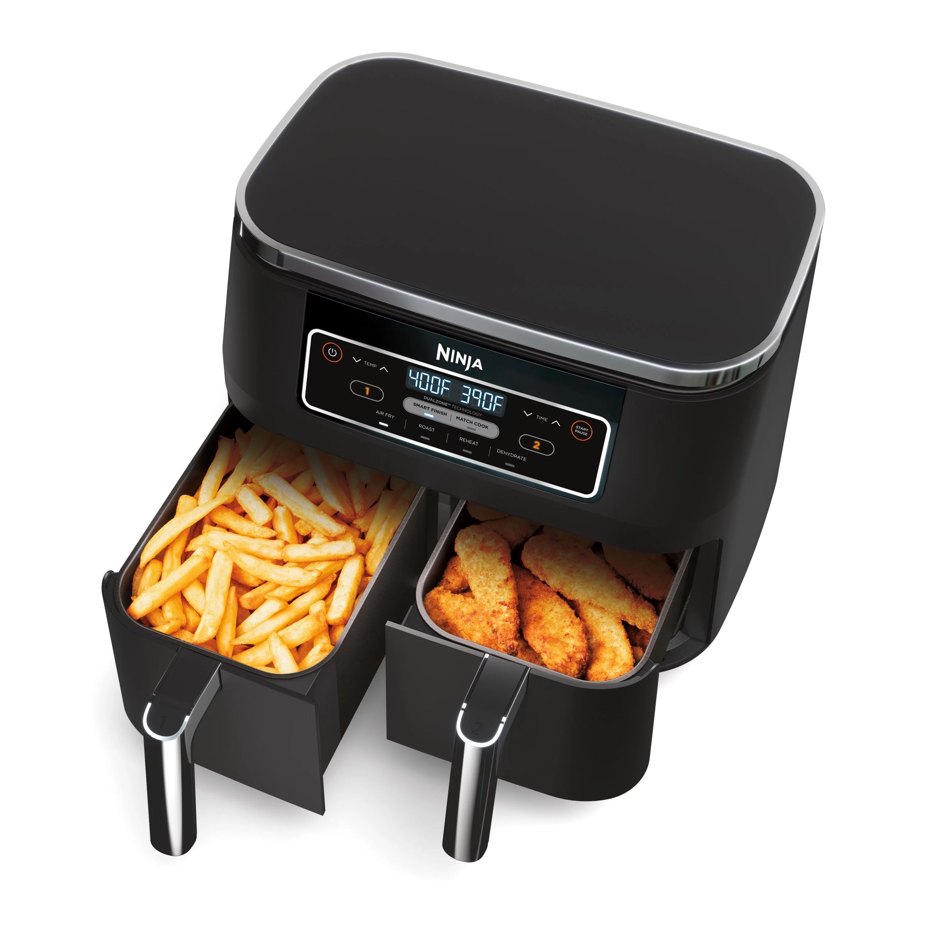 Ninja® Foodi® 4-in-1 8-Quart. 2-Basket Air Fryer with DualZone™ Technology- Air Fry, Roast, a... | Walmart (US)