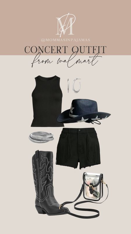 I'm obsessed with this midnight cowboy look from Walmart! This is such a fun concert outfit for this spring/summer!!! concert outfit, country concert outfit, cowboy look, cowgirl aesthetic

#LTKSeasonal #LTKstyletip #LTKFestival