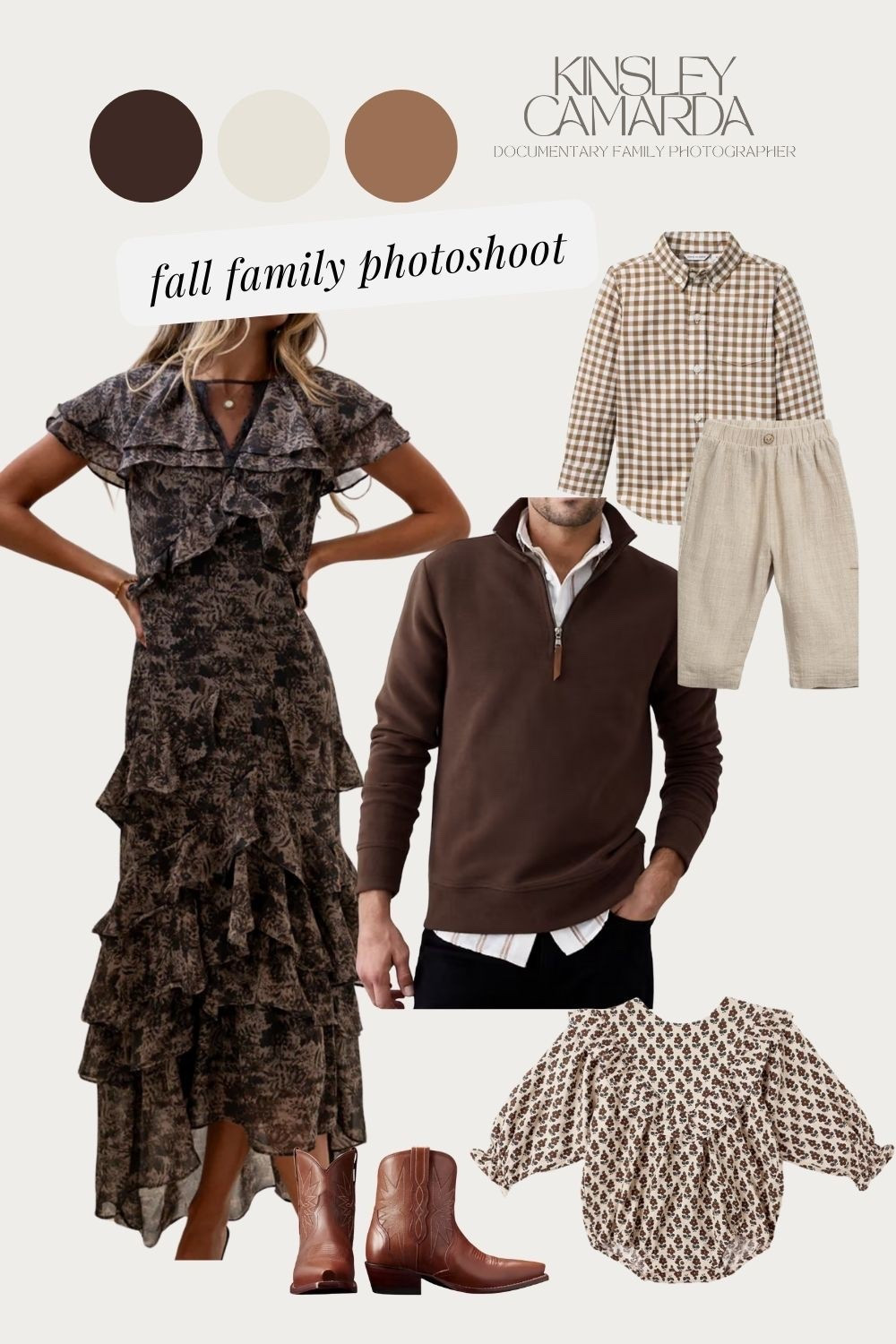Neutral fall family photoshoot outfits! 

Brown and tan fall family photoshoot outfit inspiration 

#LTKSeasonal