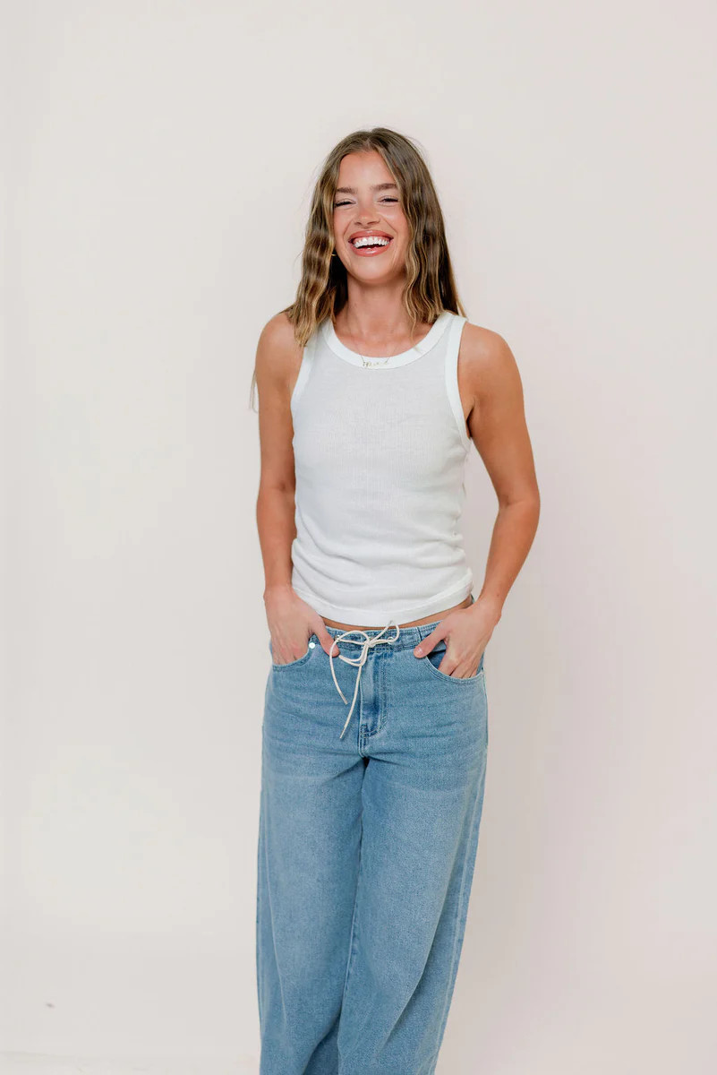 Julianne Tank in White | Worth Collective