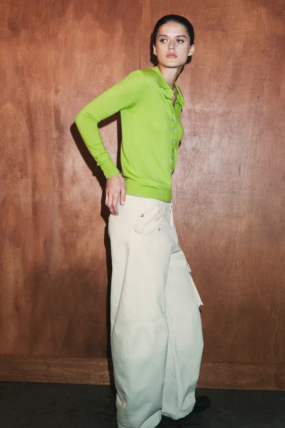 POLOSHIRT AUS FEINSTRICK MIT WOLLE | Zara DE