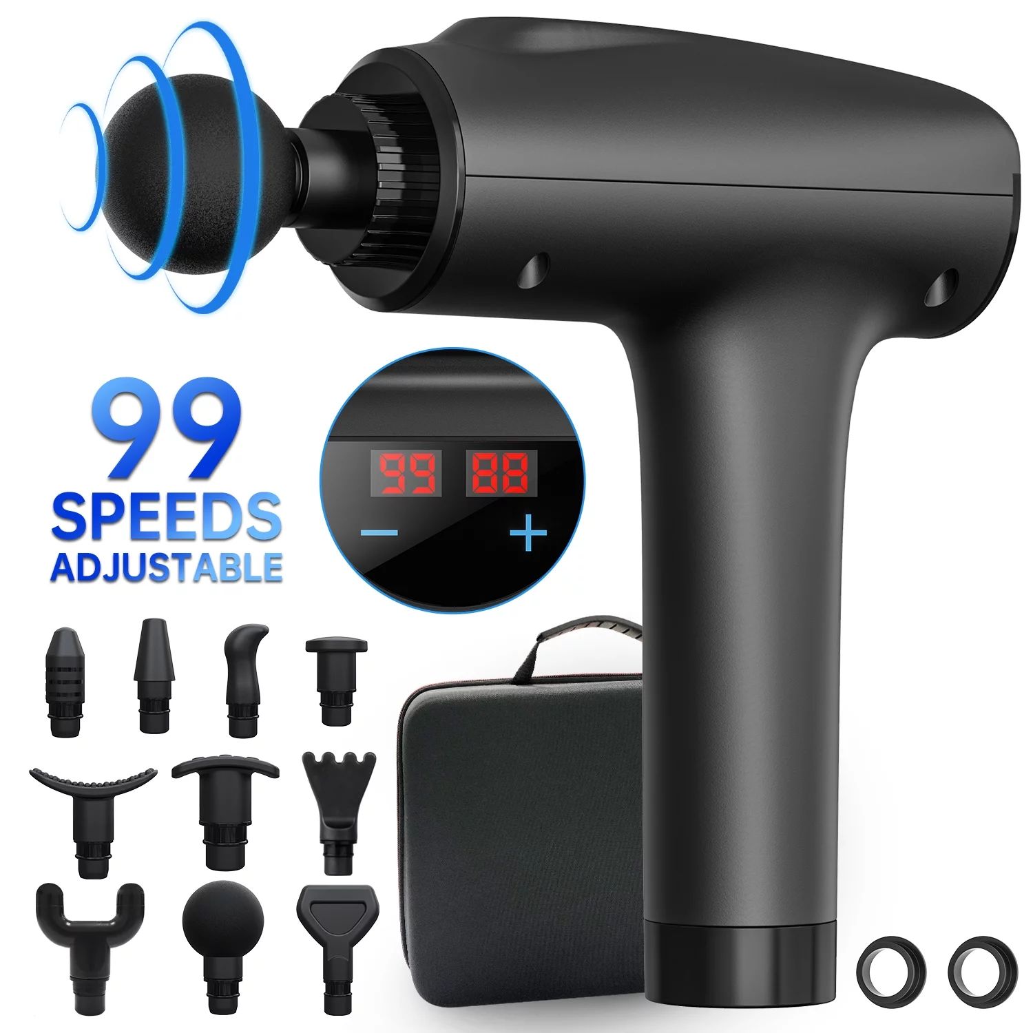 99 Speed Muscle Massage Gun, Deep Tissue Muscle Massager for Pain Relief, Handheld Electric Body ... | Walmart (US)