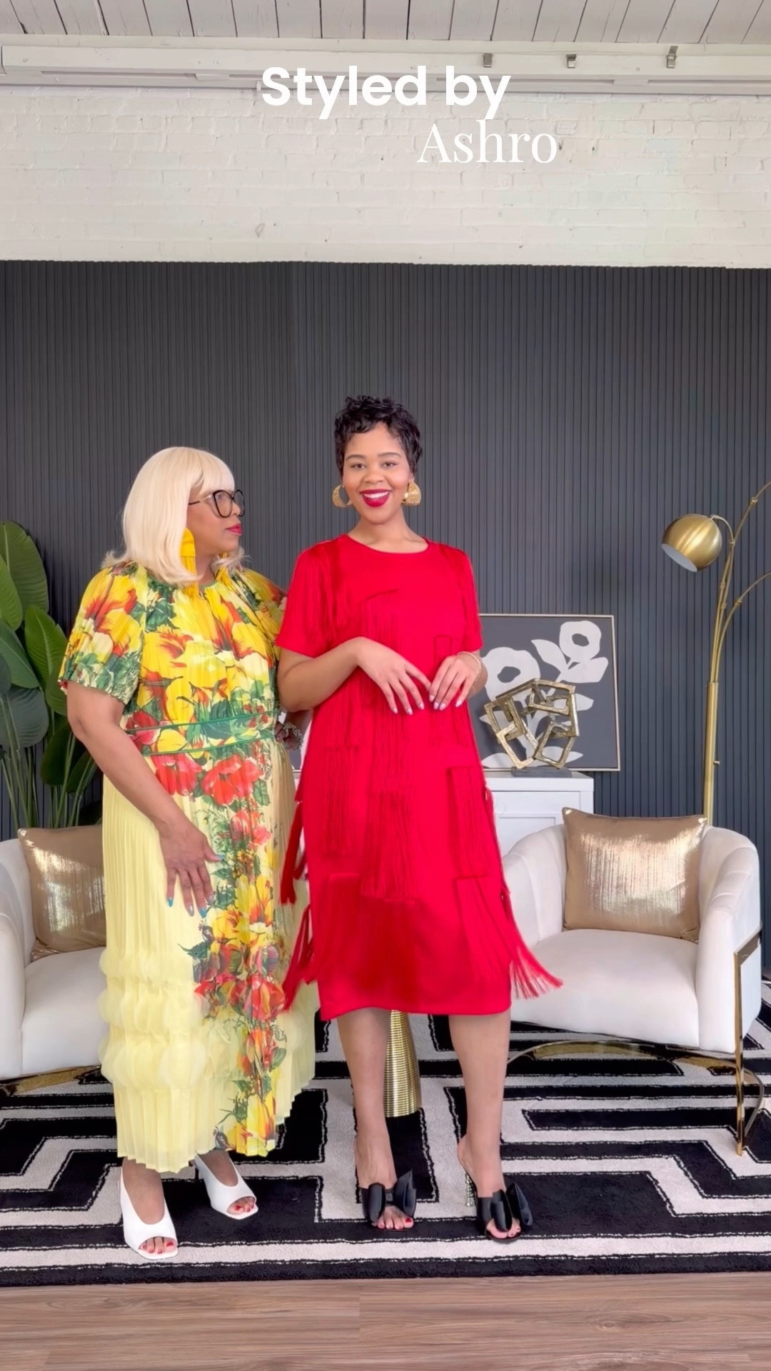 
We love color and fun details!! Spring and summer.. Watch out!!! 

(Tagged) Hollis Fringey Column Dress (size L) 
(Tagged) Da Nicki Pleated A-Line Dress (size 18)

Size reference:
Shalom : 5’9, size 10/12
Toni: 5’7, size 16 

#LTKPlusSize #LTKMothersDay #LTKMidsize