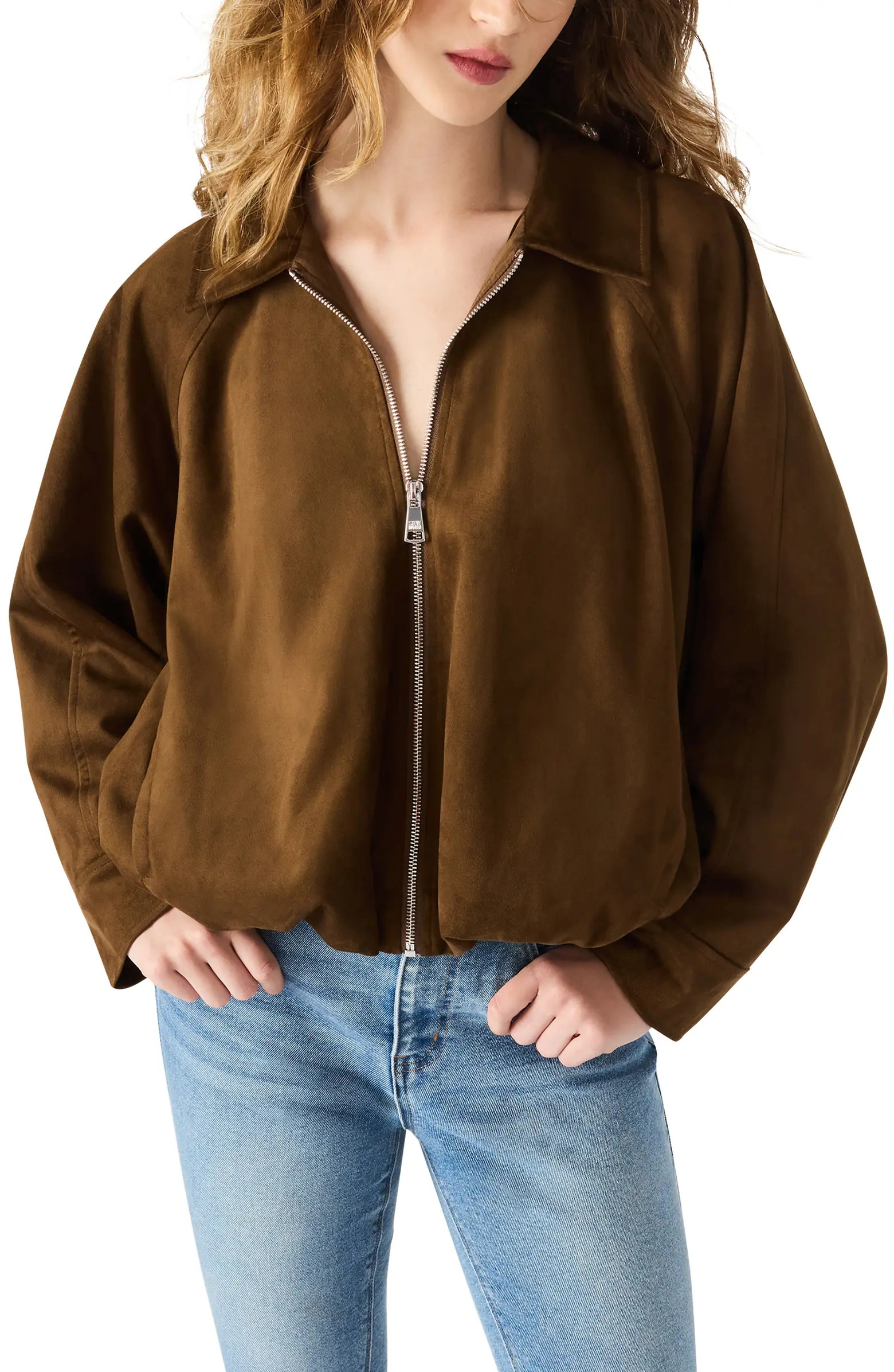 Mackey Faux Suede Jacket | Nordstrom