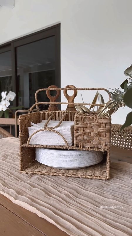 
@walmart serving caddy under $19 🌞#walmartpartner

This rattan all in one serving caddy is a must have for all of the spring and summer bbqs! It holds your napkins, dinnerware, utensils and condiments and has handles so it’s is so easy to carry around + I always get so many compliments on it! And I just saw they have a new color available for under $15!

#hosting #outdoor #walmartfind #bbq #patio #walmarthome #IYWYK #serveware #caddy #poolparty #picnic #summermusthave #rattan #outdoorentertaining 

#LTKfindsunder50 #LTKhome #LTKSeasonal