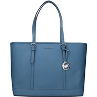 Michael Kors Jet Set Voyage Femme's Sac Bandoulière Bleu/Cuir Bleuet | Balardi (US & Canada)