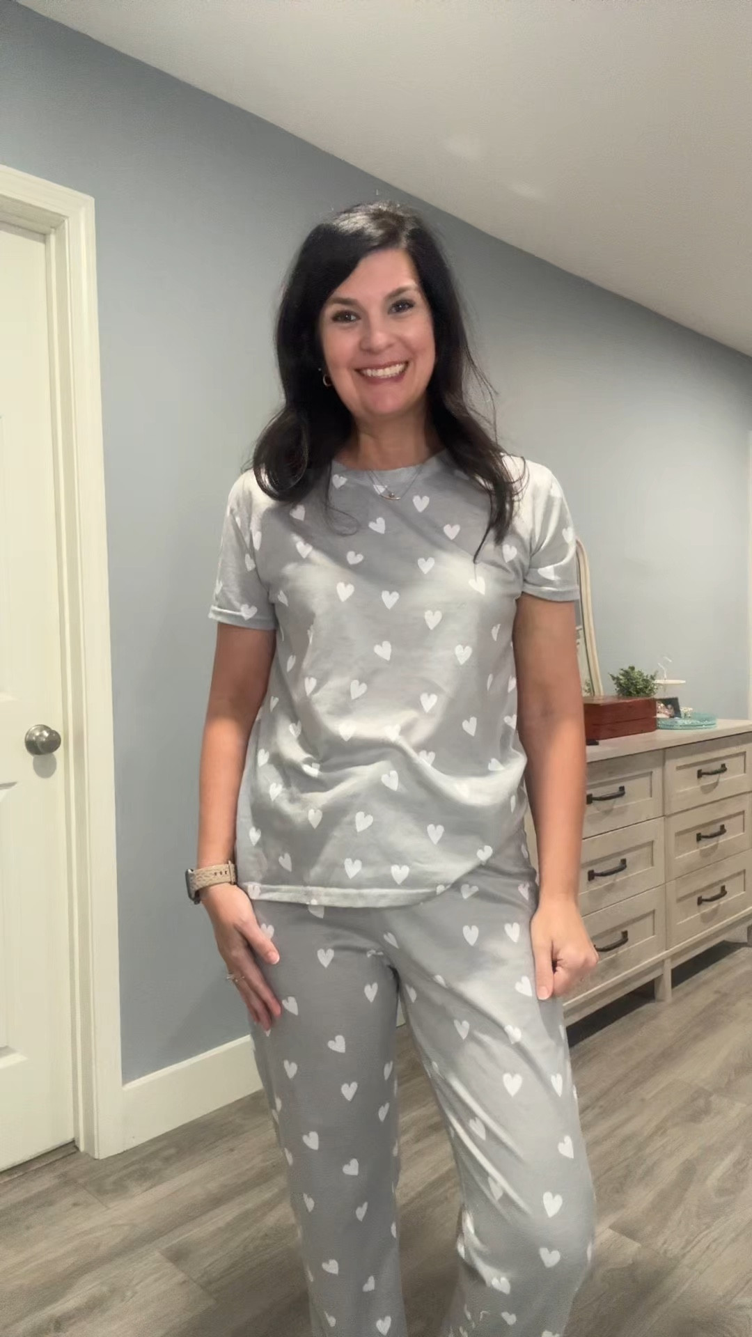 Tonight on our Week of Pajamas I’m sharing my most loved set! This neutral color is so relaxing, and the hearts are the cutest! 

#LTKBeauty #LTKMostLoved #LTKFindsUnder50