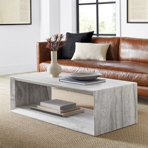 Pierre Travertine Coffee Table (56") | Williams-Sonoma