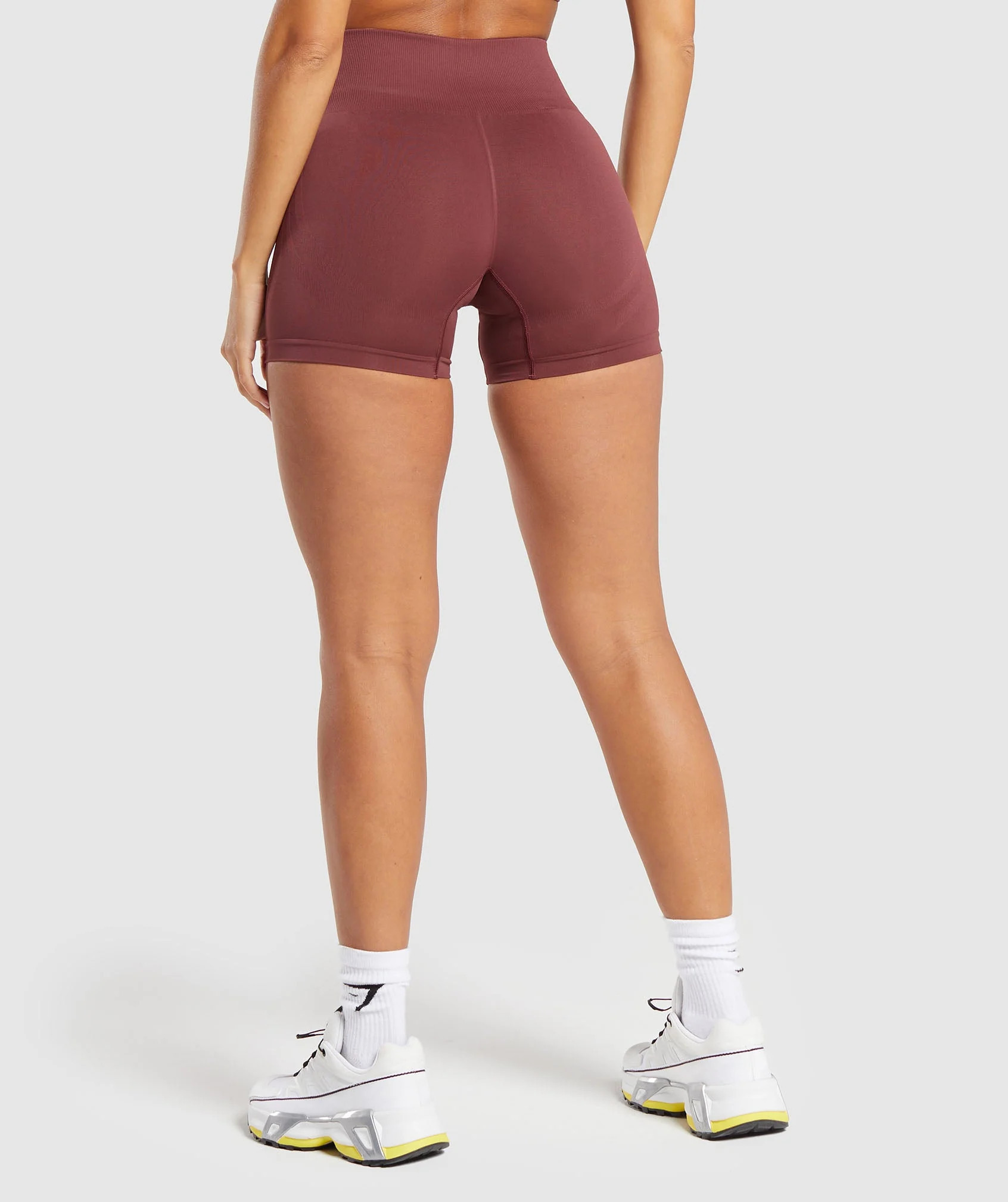 Gymshark Everyday Seamless Shorts - Burgundy Brown | Gymshark US