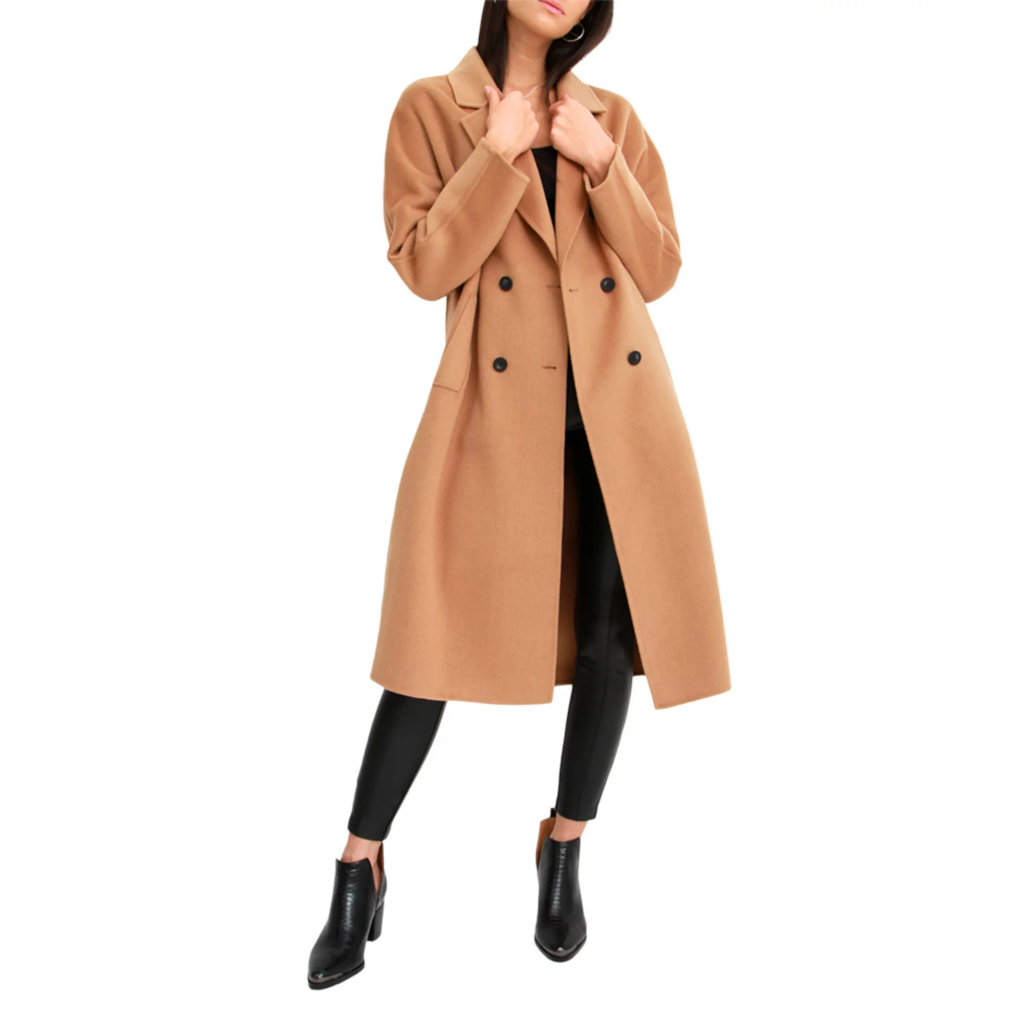 Boss Girl Double Breasted Lined Wool Coat | Kohl's
