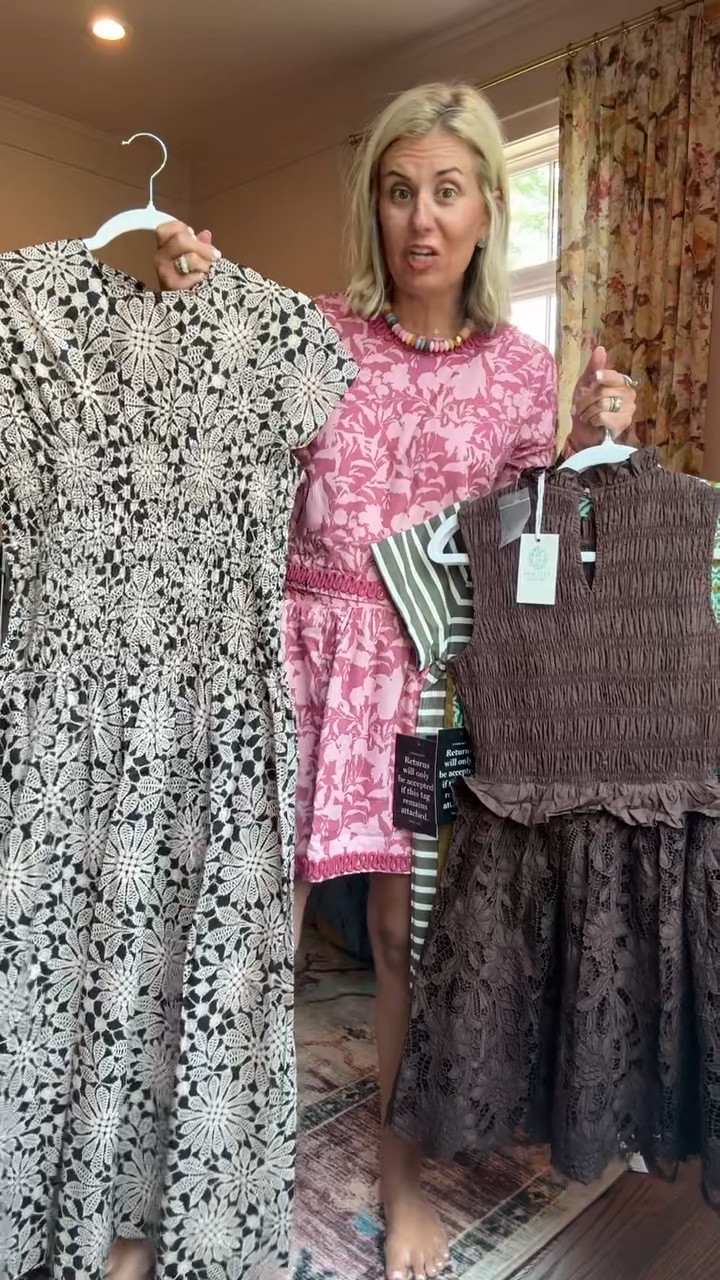 Drooling over these new Tnuck arrivals!! Try-on coming up!
Top - small
Skort - xs
T-shirt dress - small
Others dresses - xs

*code MIXANDMATCH for 25% off my necklace
*code Catherine20 for 20% off my bracelets

#LTKstorytime #LTKmomlife #LTKdayinmylife