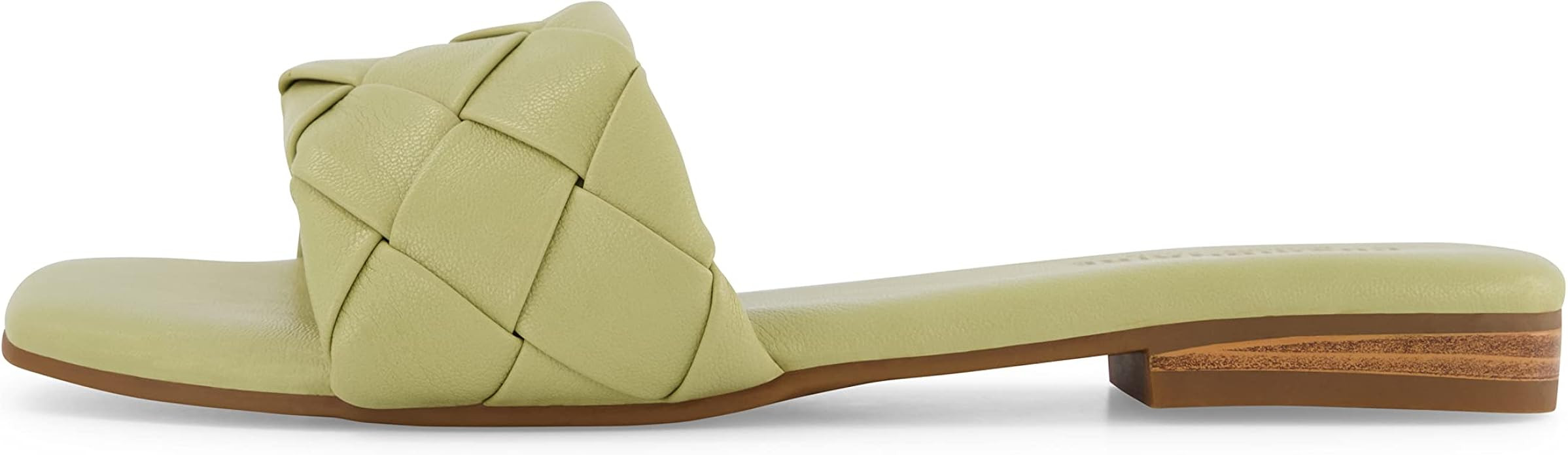 CUSHIONAIRE Women's Franca woven slide sandal +Memory Foam, Wide Widths Available | Amazon (US)