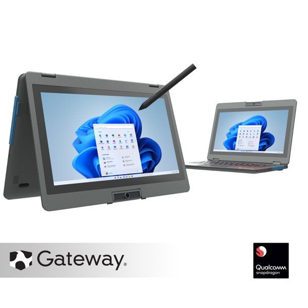 Gateway 11.6" 2-in-1 Convertible Notebook, HD, Snapdragon™ 7c Compute Platform, LTE Compatible,... | Walmart (US)