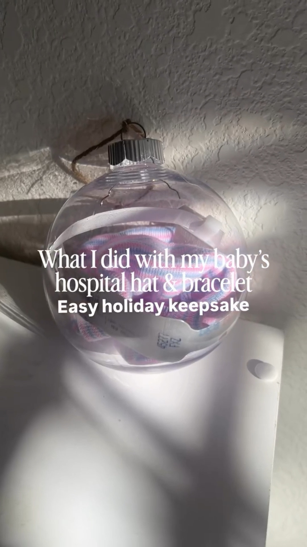 What I did with our baby’s hospital bracelet and baby hat so it doesn’t just sit in storage. I turned it into a holiday keepsake ornament and I even added in a Polaroid photo for one baby. The other baby I forgot to pack my Polaroid to the hospital lol second born things. 

#holidaykeepsake #babyornament #babykeepsake #babyhospitalhat #diybabyornament