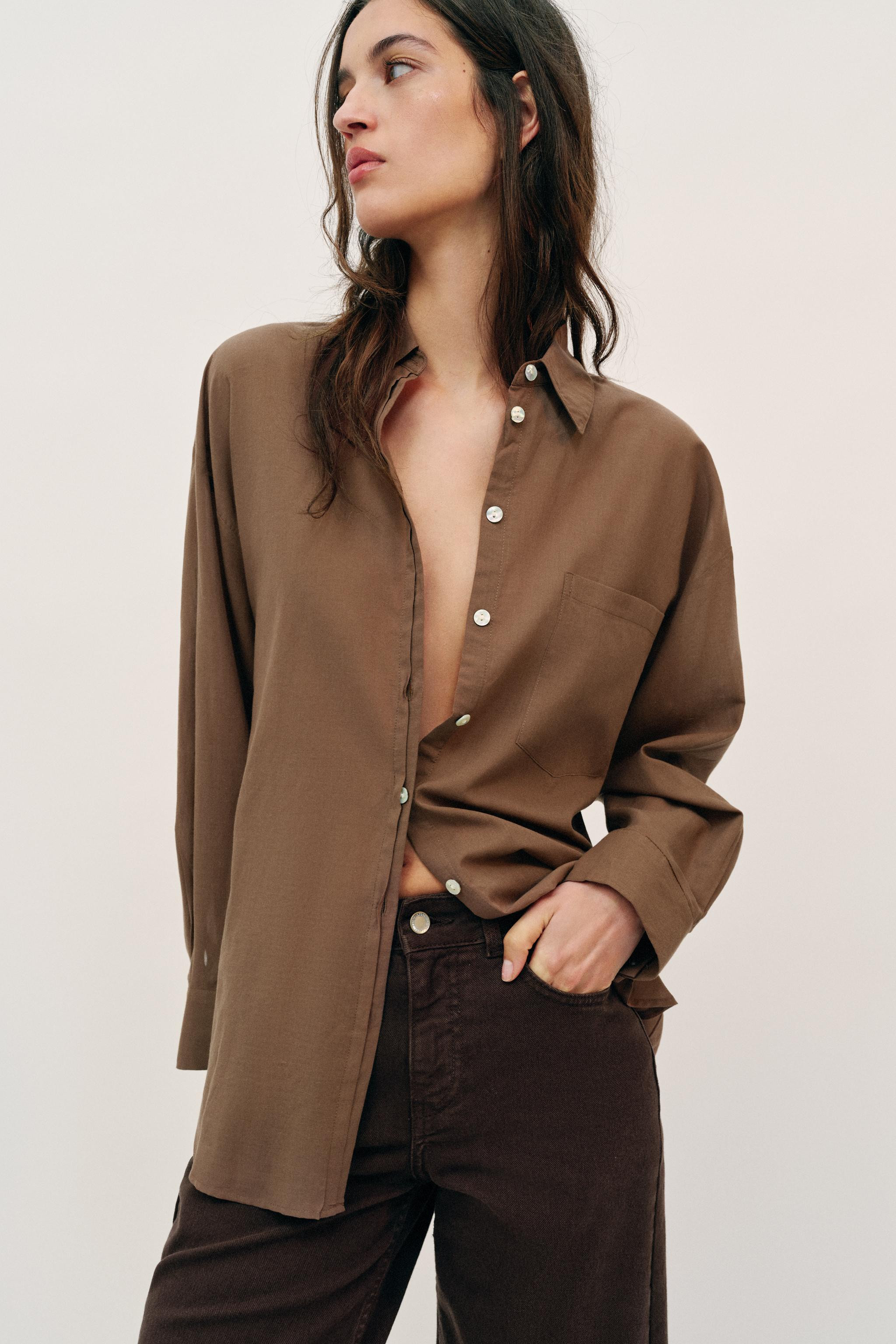 OVERSIZED COTTON SHIRT | Zara US