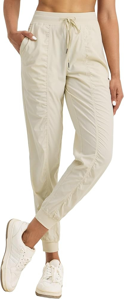 Willit Women's Workout Jogger Studio Track Athletic Pants Hiking Casual Pants with Pockets Lightw... | Amazon (US)