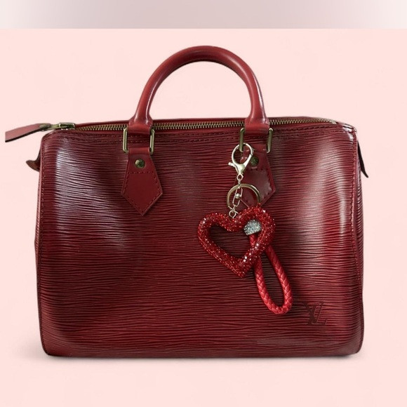 Elegant Lux Luxury Louis Vuitton Glamour Red Speedy Classic Minimalist Preppy | Poshmark