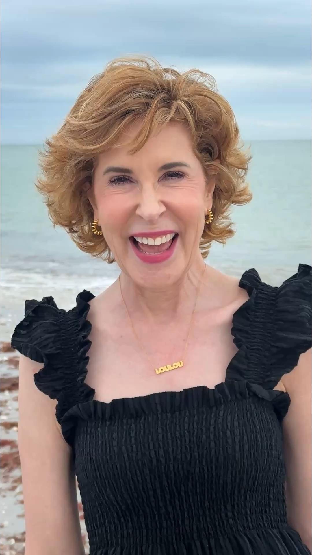 This personalized nameplate necklace is such a meaningful way to keep a name close to your heart. Made with 18K gold pThis personalized nameplate necklace is such a meaningful way to keep a name close to your heart. Made with 18K gold plated sterling silver and a bold block font, it’s timeless, chic, and easy to layer with the built-in extender. A beautiful gift for any grandma, mom, or loved one.

#LTKmomlife #LTKValentine #LTKOver40