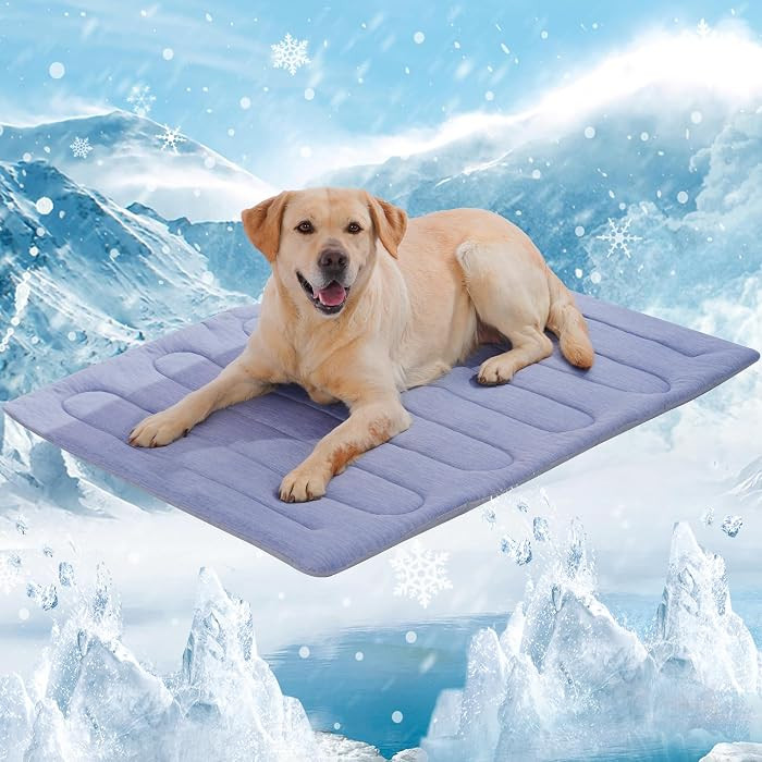 Cooling Mat for Large Dogs, Q-Max>0.46 - Self-Cooling Dog Bed with Arc-Chill Technology,Washable ... | Amazon (US)