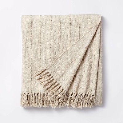 60"x86" Oversized 100% Cotton Bed Throw - Threshold™ designed with Studio McGee | Target