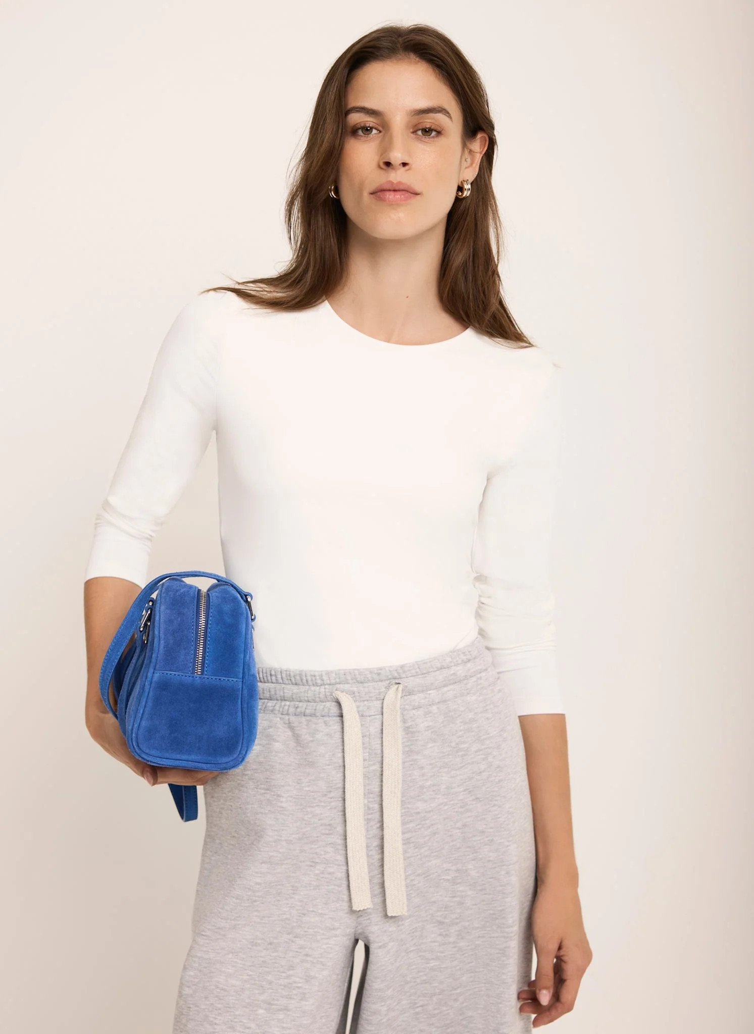 White Long Sleeve Layering Top | Mint Velvet