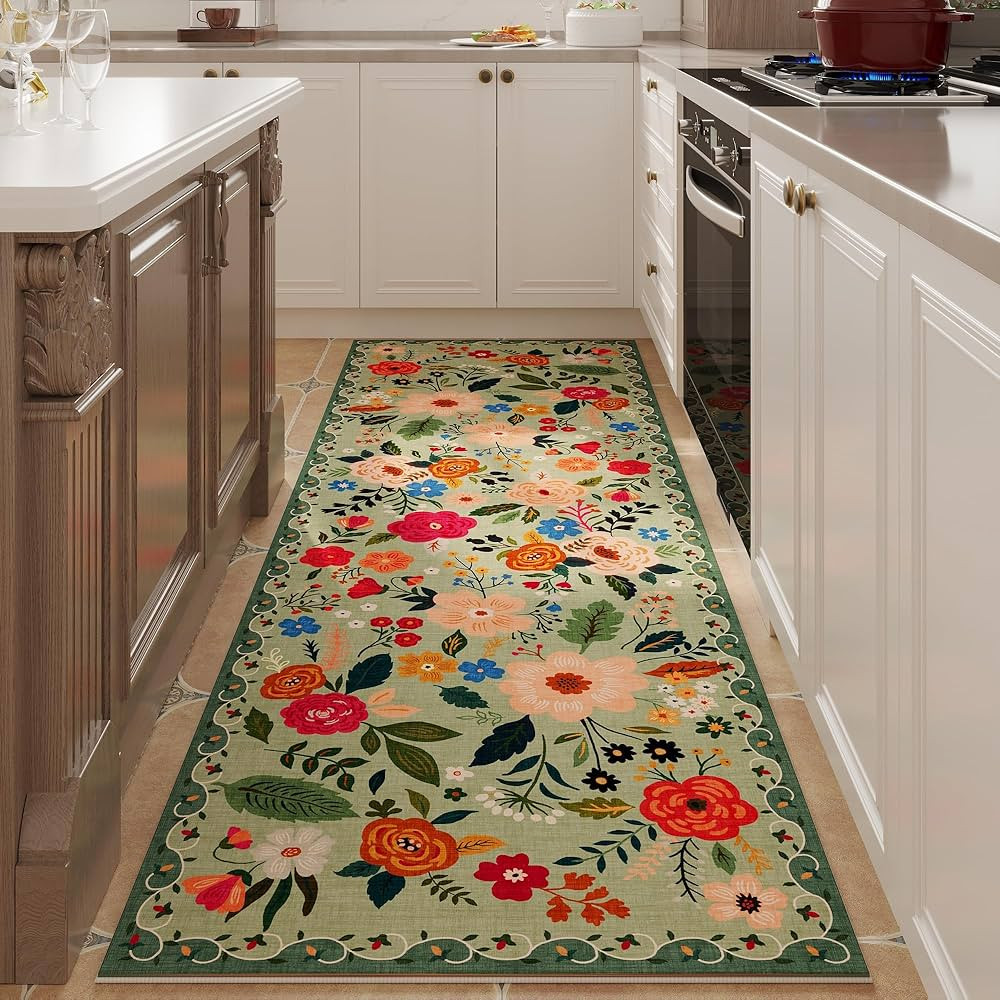Runner Rug for Hallways Kitchen Rug Non Slip 2'6''x8' Washable Runner Rugs with Rubber Backing So... | Amazon (US)