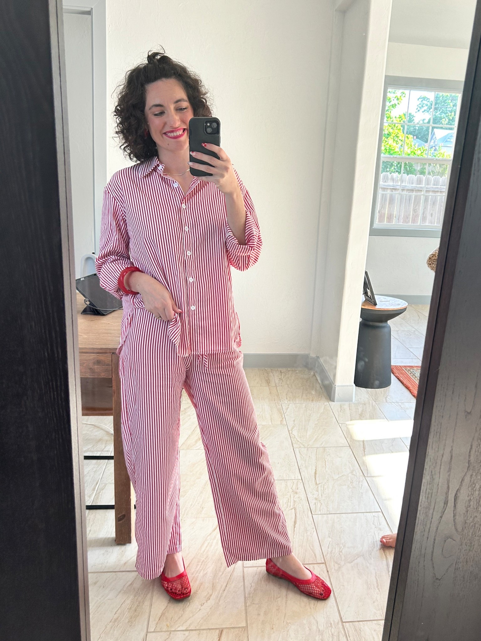 Feels like Jammie’s!! Statement set! ❤️ 

#LTKBeauty #LTKWorkwear #LTKStyleTip