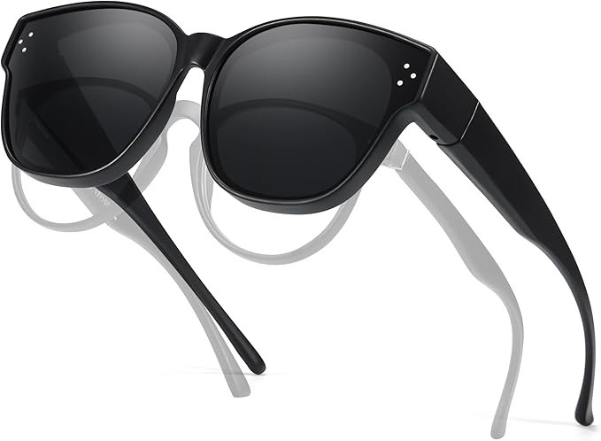 Polarized Kids Sunglasses Fit Over Glasses for Girls Boys Age 6-12 UV400 Protection | Amazon (US)