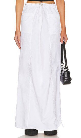 Angela Maxi Skirt in White | Revolve Clothing (Global)