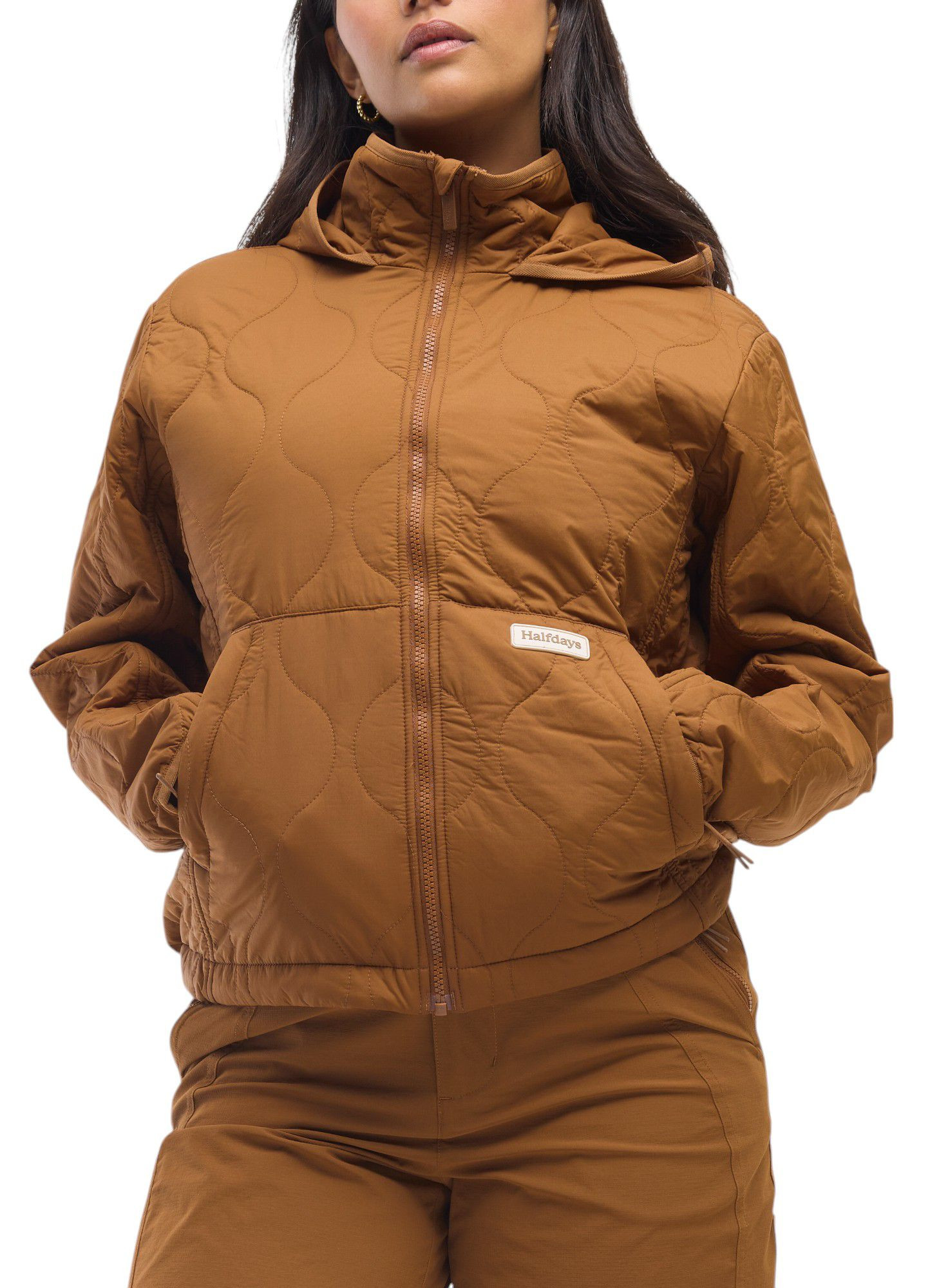 Halfdays Women's Bessie Packable Puffer Jacket, XS, Forget Me Not | DICK'S Sporting Goods
