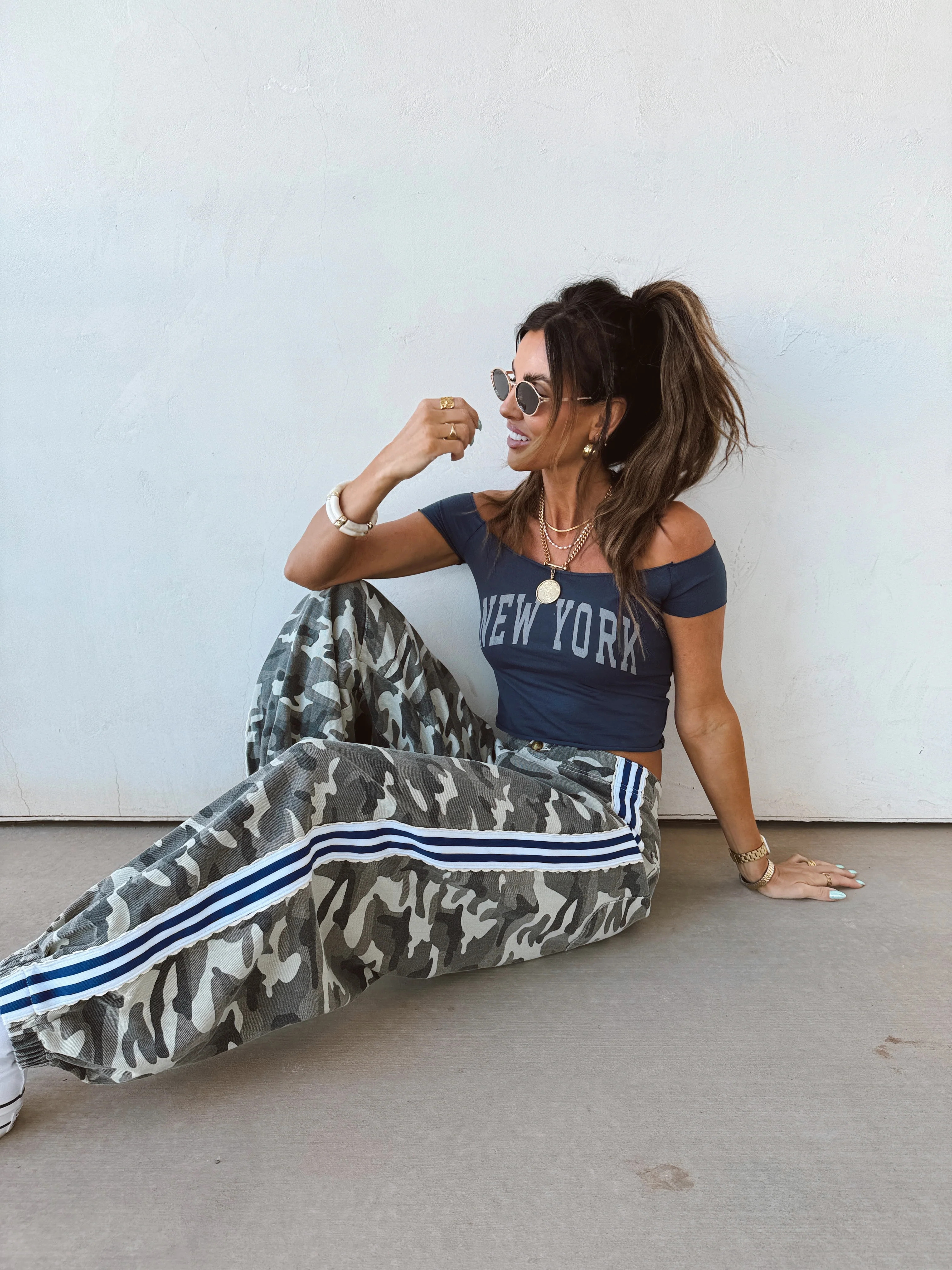 Varsity Camo Joggers | Copper and Cloth