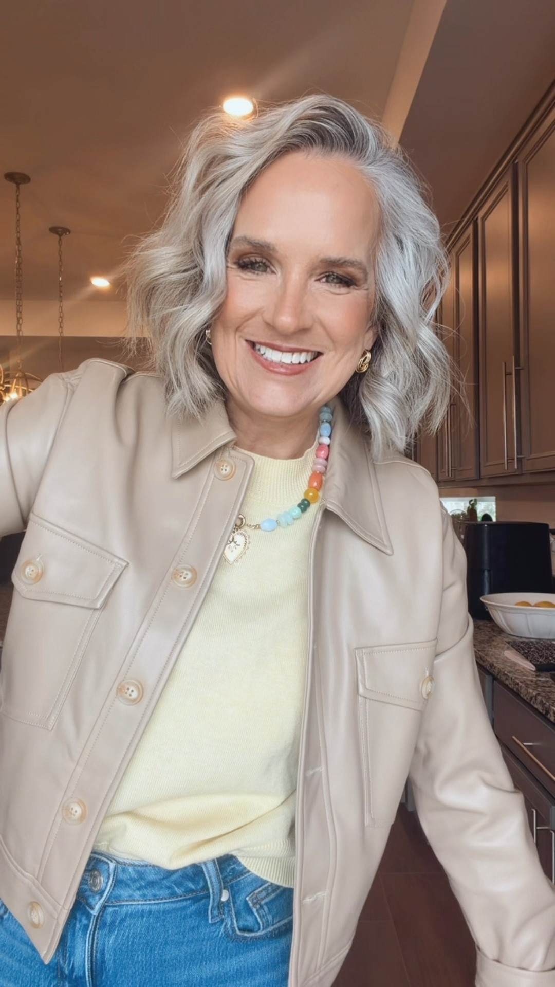 What I wore today!
Midlife style, quince, Erin McDermott, bead necklace, loafers, Amazon sweater, Melinda Maria jewelry, easy casual

#LTKgrwm #LTKOver40 #LTKootd
