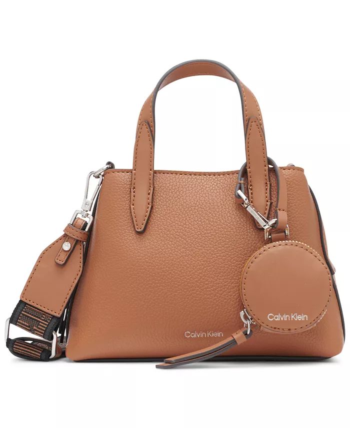 Calvin Klein Millie Triple Compartment Crossbody with Coin Pouch - Macy's | Macy's