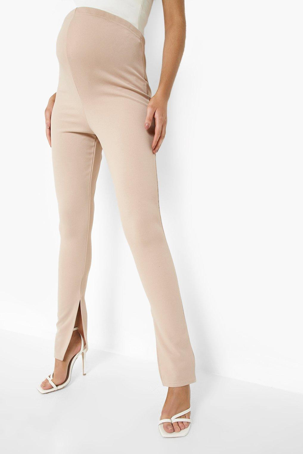Maternity Inside Split Hem Legging | Boohoo.com (UK & IE)