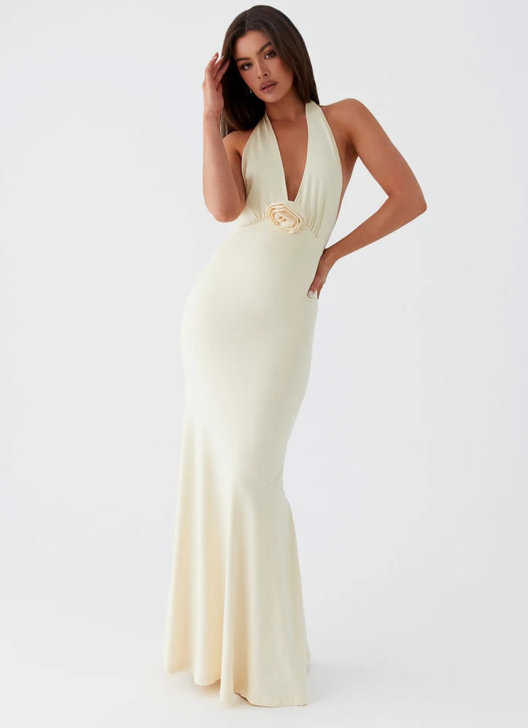 Eliza Rose Maxi Dress - Yellow | Peppermayo (Global)