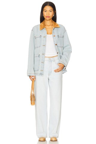 BLANKNYC Denim Corduroy Shacket in Crack Of Dawn from Revolve.com | Revolve Clothing (Global)