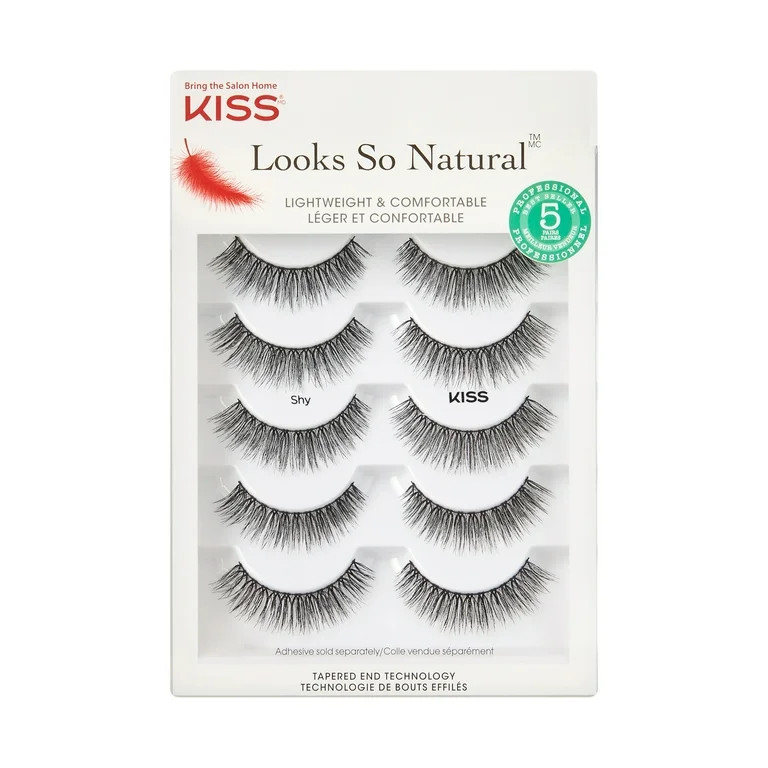 KISS Looks So Natural False Eyelashes Multipack, 01 | Walmart (US)
