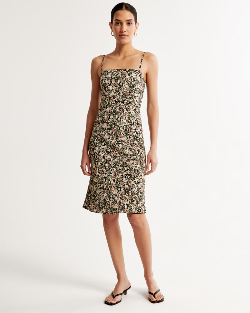 Slinky Midi Skirt | Abercrombie & Fitch (US)