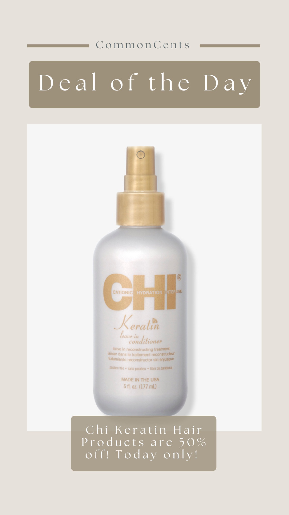 Ulta Gorgeous Hair Event is on and today Chi styling products are 50% off! I really love their keratin line!

#LTKsalealert #LTKunder50 #LTKbeauty