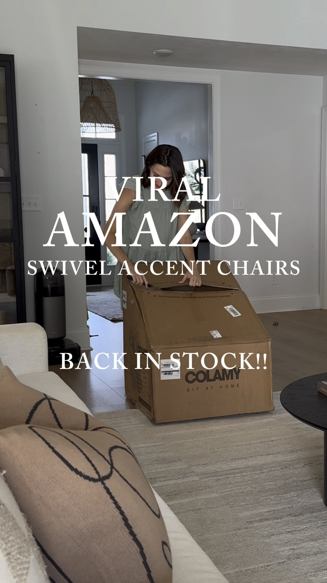 My viral accent chairs from Amazon are back in stock!!

#LTKHome