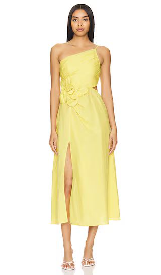 Romy Dress in Chartreuse | Revolve Clothing (Global)