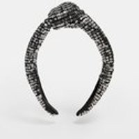 Haarreif mit Pailletten Grau | Stradivarius DE