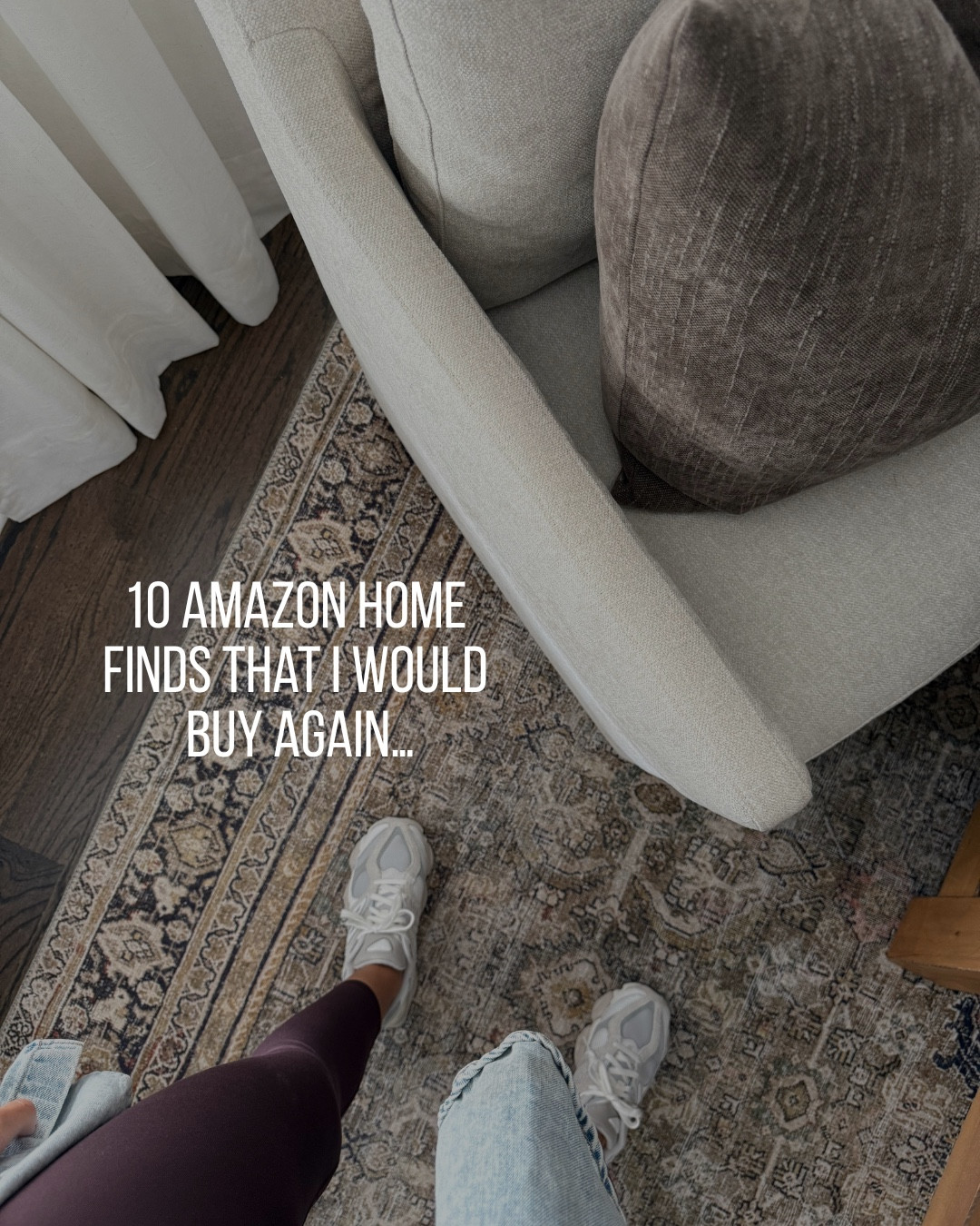 10 amazon home finds I would buy again ✨
📚 coffee table books
🛋️ pillow covers + inserts
🪞 arched framed mirror
🖼️ detailed rug
💡 wireless picture light
🌿 concrete planter
🪟 linen curtains
🛠️ brass knobs & pulls
🗑️ automatic trash can

#LTKActive #LTKSeasonal #LTKHome