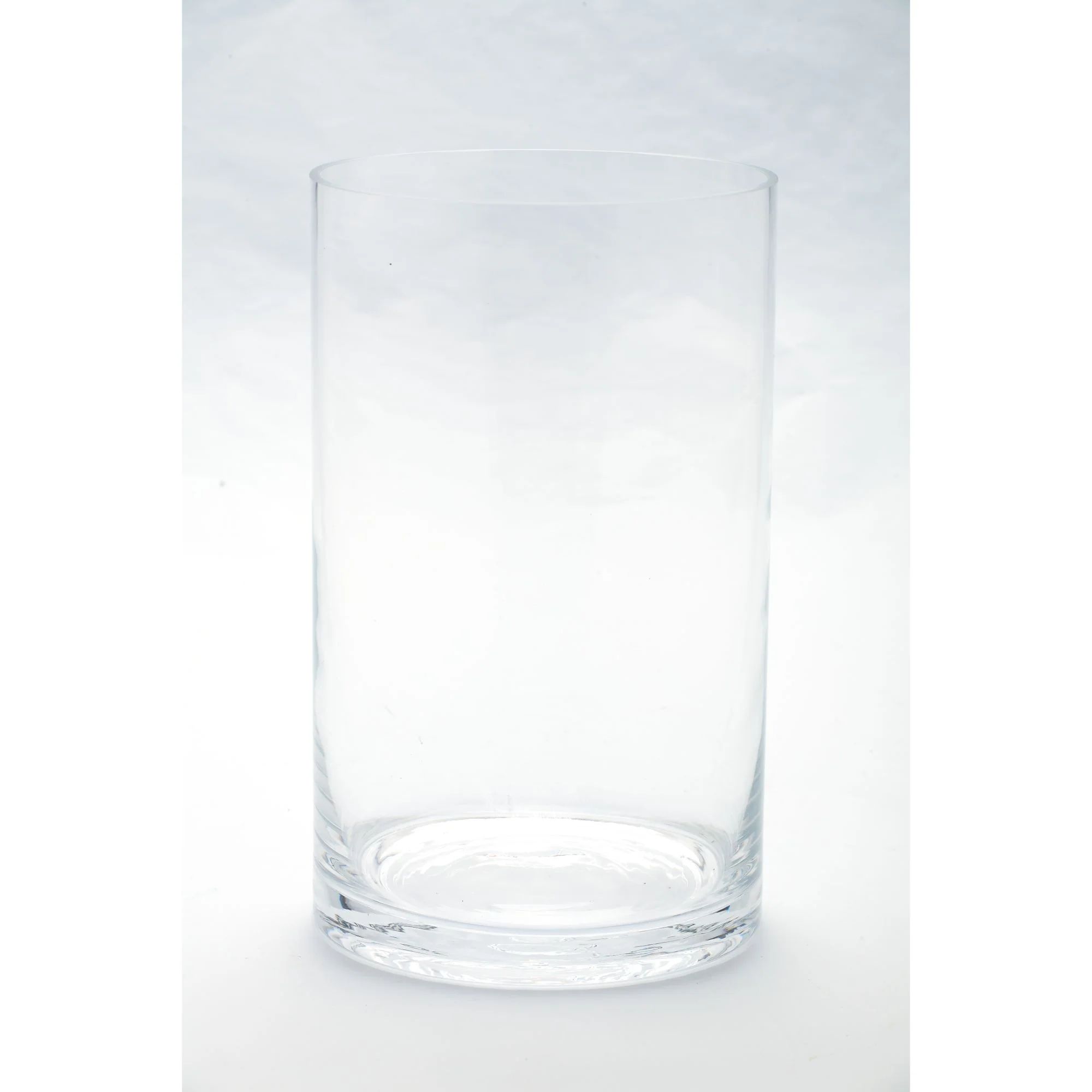 CC Home Furnishings 10" Cylindrical Handblown Glass Vase - Walmart.com | Walmart (US)